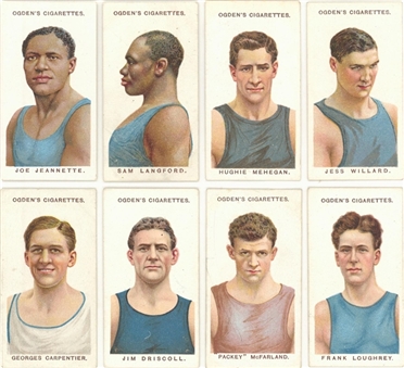 1915 Ogdens Ltd. "Boxers" Near Set (48/50) - Featuring Georges Carpentier and Jess Willard